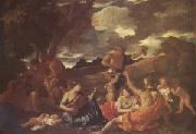 Nicolas Poussin The Andrians Known as the Great Bacchanal with Woman Playing a Lute (mk05) china oil painting reproduction